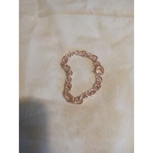 Bronso Italia Chain Link 7 Inch Bracelet Rose Gold